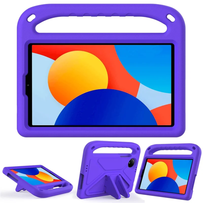 A-One Brand - Xiaomi Redmi Pad SE Skal EVA Handgrepp Kickstand - Lila