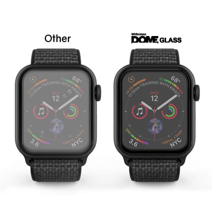 UTGATT5 - Whitestone Härdat Glas Dome Apple Watch 4/5 (44Mm) Clear
