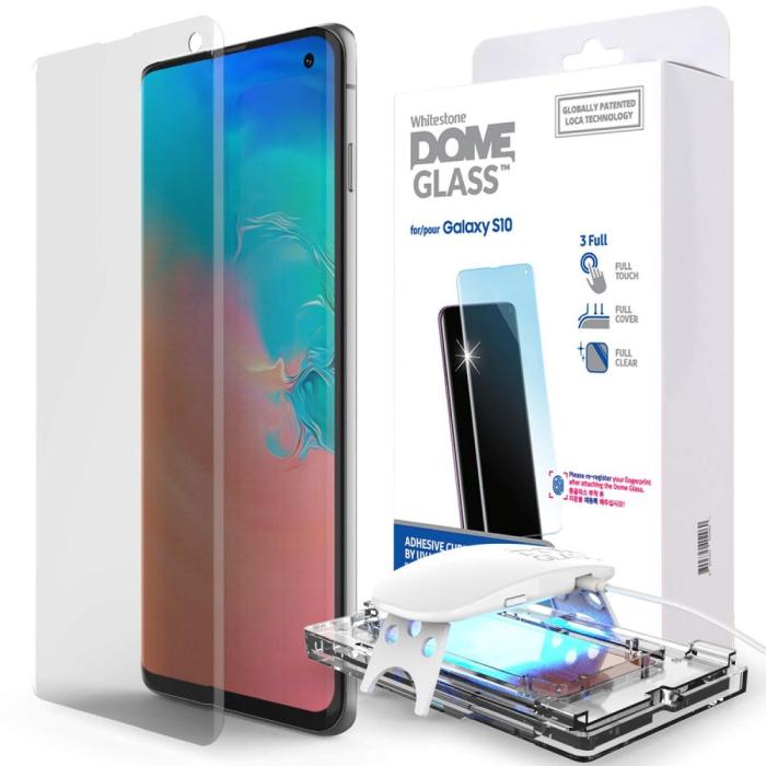 UTGATT5 - Whitestone Härdat Glas Dome Galaxy S10 Clear