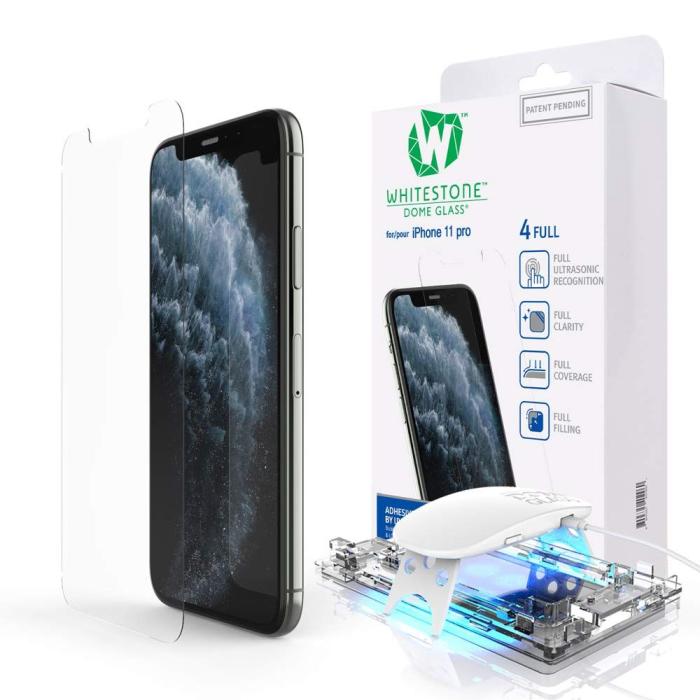 UTGATT5 - Whitestone Härdat Glas Dome iPhone 11 Pro Clear