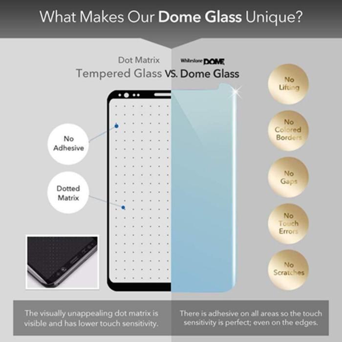 UTGATT5 - Whitestone Härdat Glas Dome Oneplus 7 Pro / 7T Pro Clear
