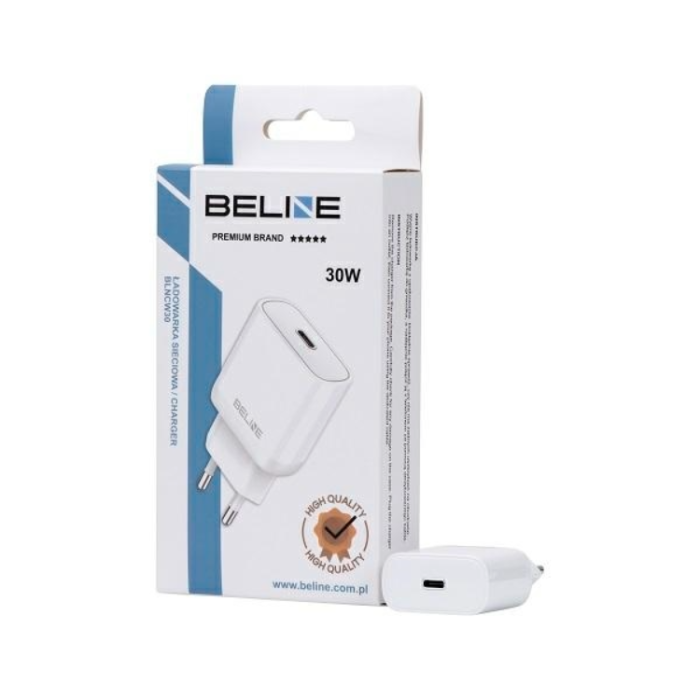 Beline - Beline Väggladdare USB-C (30W) - Vit