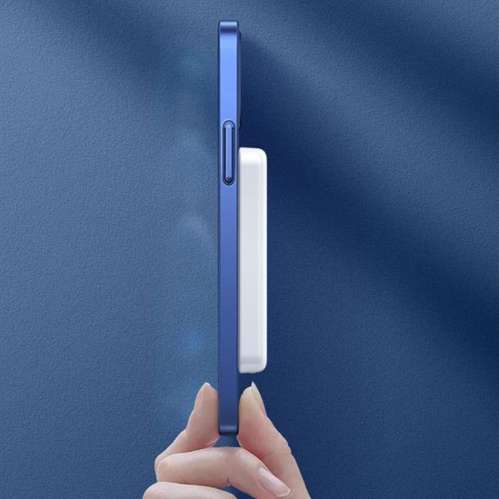 Dudao - Dudao Magsafe Trådlös Powerbank 5W 5000mAh - Vit