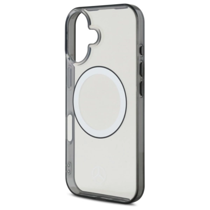Mercedes - Mercedes iPhone 16 Mobilskal Magsafe Printed Logo - Clear