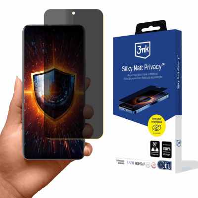 3MK Xiaomi 15 Ultra Plastfilm Skärmskydd Silky Matt Privacy