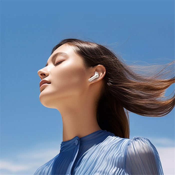 Remax - REMAX In-Ear Hörlurar Bluetooth ANC ENC W21N - Vit