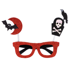 OEM - Halloween Barnglasögon Festdekoration Plast+Filt - Röd Måne