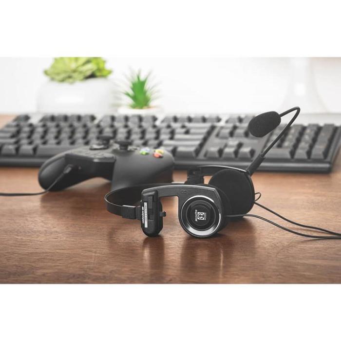 Koss - KOSS Hörlurar PortaPro Communication Headset On-Ear Mic - Svart