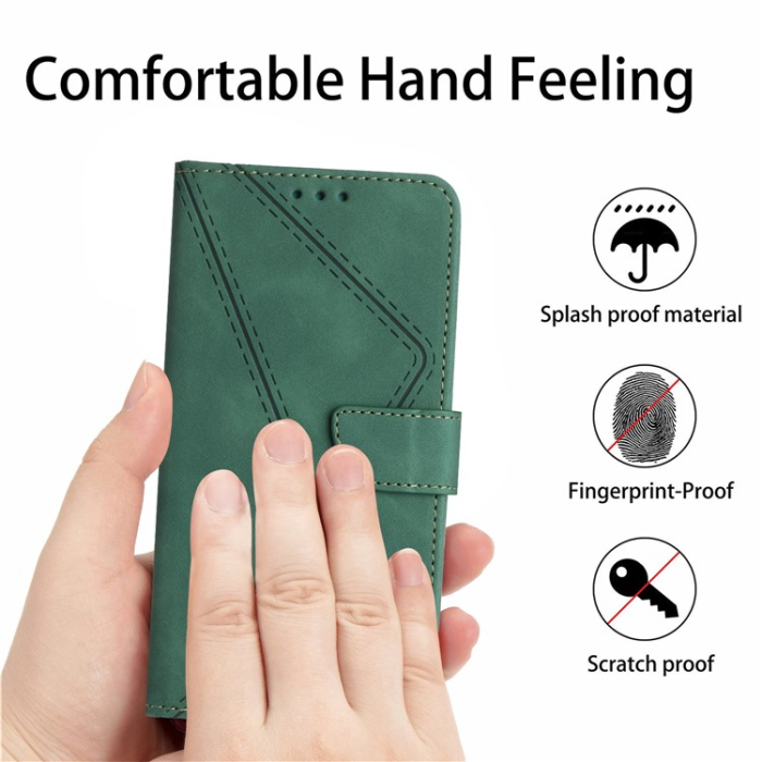 A-One Brand - Sony Xperia 1 VII Plånboksfodral Skin Touch Lines Imprinted