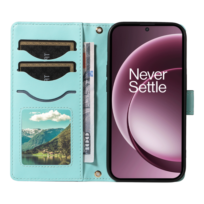 A-One Brand - OnePlus 15 5G Plånboksfodral Rhombus Läder