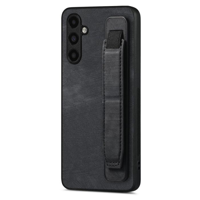 OEM - D11 Mobilskal till Samsung Galaxy A55 5G Slim-Fit PU Läder - Svart