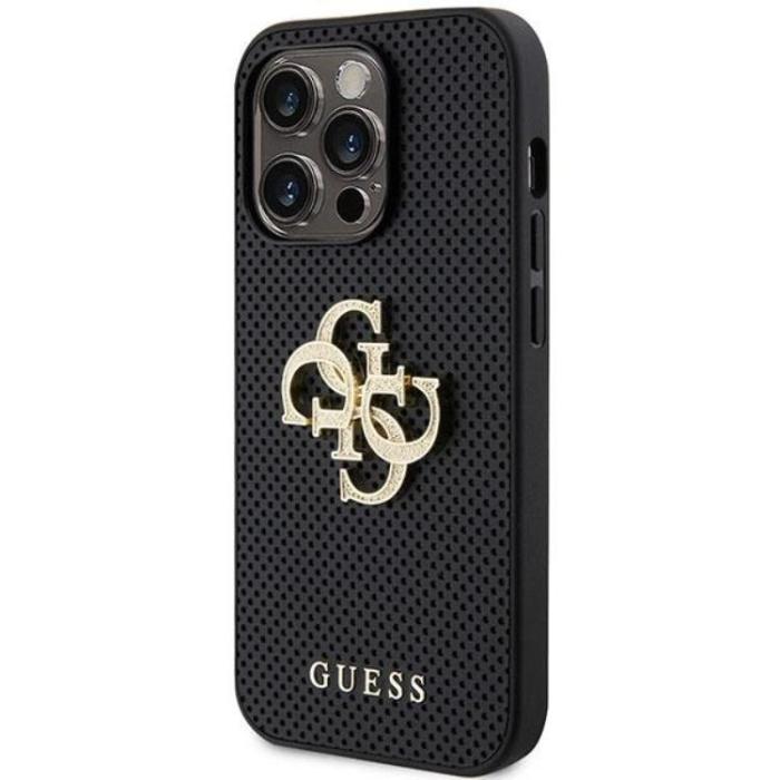 Guess - Guess iPhone 15 Pro Max Mobilskal Perforated Glitter Logo