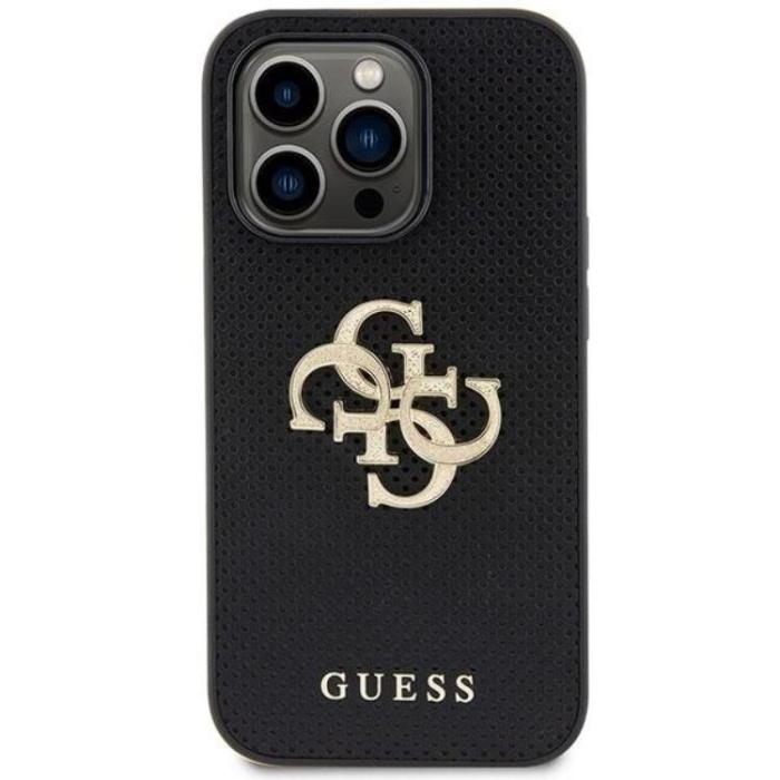 Guess - Guess iPhone 15 Pro Max Mobilskal Perforated Glitter Logo