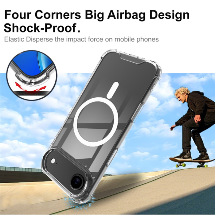 Imak - IMAK iPhone 17 Air Mobilskal MagSafe Shockproof - Clear