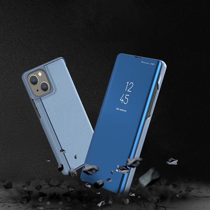 Ruhtel - Clear View Fodral iPhone 13 Mini - Svart