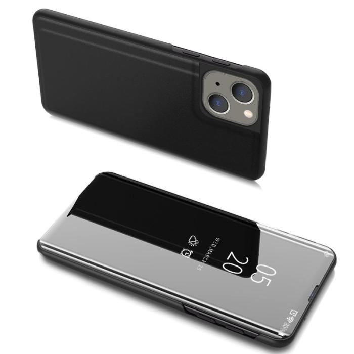 Ruhtel - Clear View Fodral iPhone 13 Mini - Svart