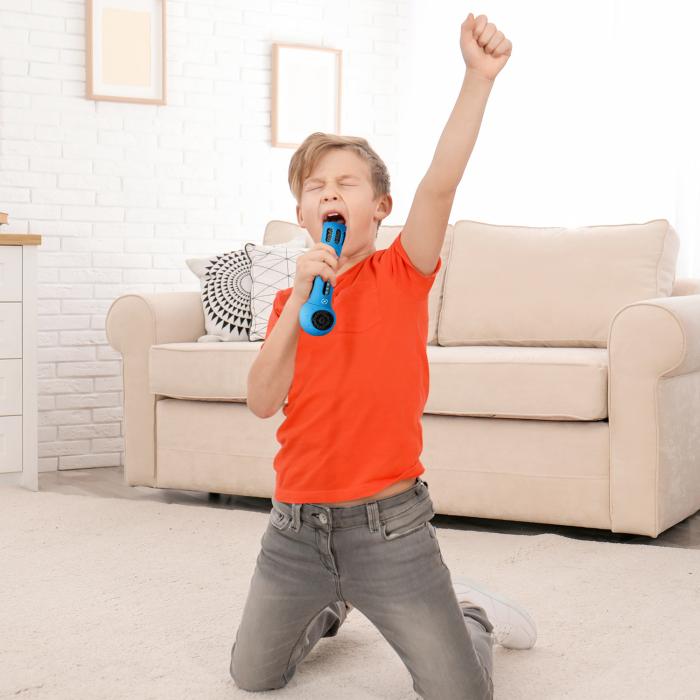 Celly - CELLY Mikrofon med Bluetooth-högtalare - Blå