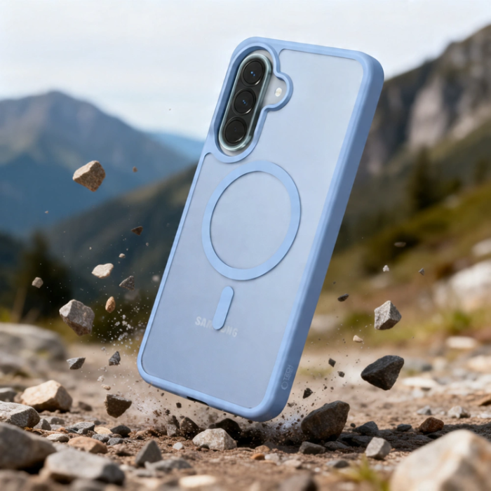 Tech-Protect - Tech-Protect Mobilskal För Galaxy A57 5G Magsafe Magmat - Matte Icyblå