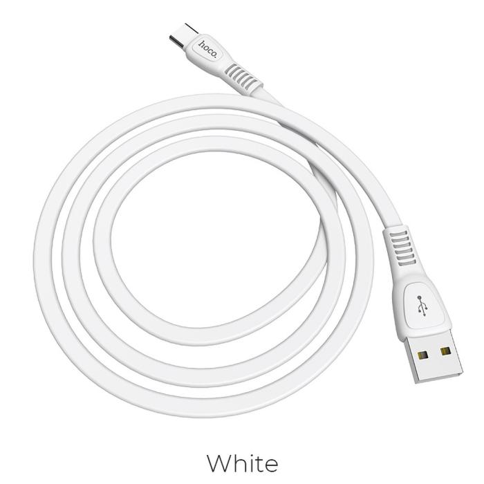 UTGATT1 - HOCO kabel USB Noah laddkabel till USB-C 1 m Vit