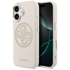 Guess - Guess Mobilskal F&ouml;r iPhone 17 MagSafe Perforated 4G - Rosa