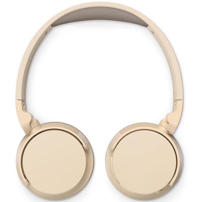 Philips - PHILIPS Trådlösa On-Ear Hörlurar,25h Speltid - Beige