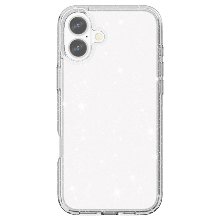 AMORUS - AMORUS iPhone 17 Mobilskal Shockproof - Glitter Vit