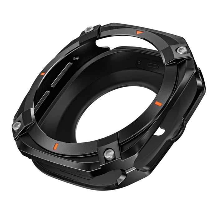 A-One Brand - Samsung Galaxy Watch Ultra (47mm) Skal Cyber Style - Svart/Orange