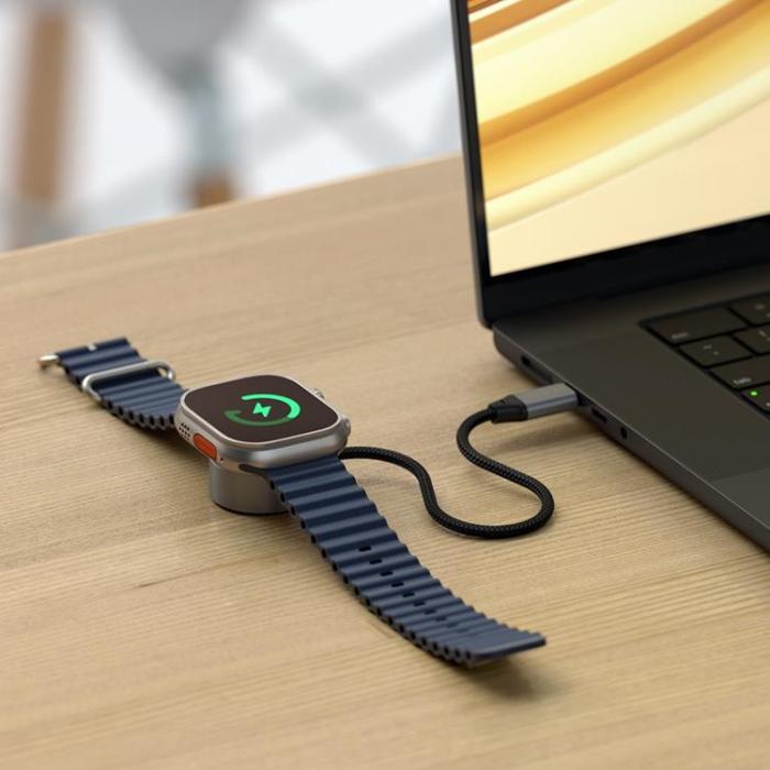 Satechi - Satechi USB-C Magnetisk Snabbladdningskabel för Apple Watch