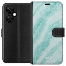iSecrets - Pl&aring;nboksfodral till OnePlus Nord CE3 med Mint Marble