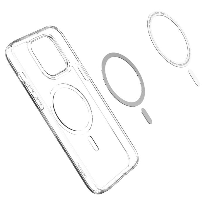 Spigen - Spigen iPhone 14 Pro Max Magsafe Skal Ultra Hybrid - Vit