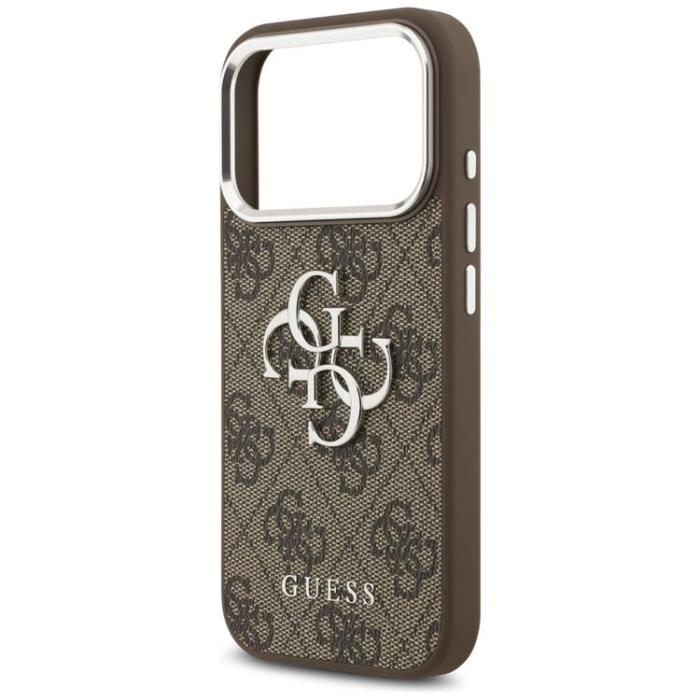 Guess - Guess iPhone 17 Pro Max Mobilskal 4G Big 4G Classic Logo - Brun