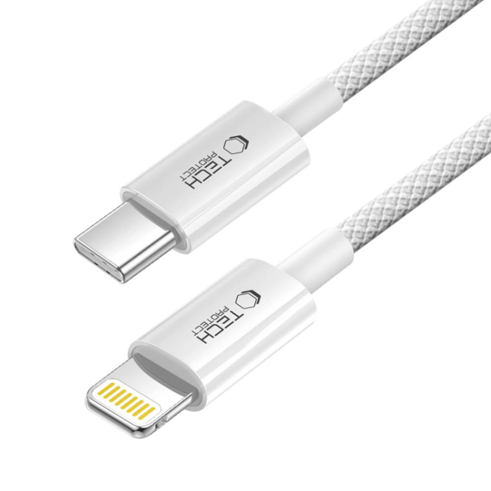 Tech-Protect - Tech-Protect USB-C till Lightning kabel Ultraboost 1m - Grå