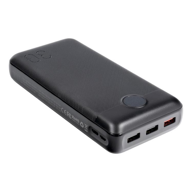 VEGER Powerbank 30000 mAh PD QC 3.0 3A 20W L30 - Svart | 505295 | AlltMobil