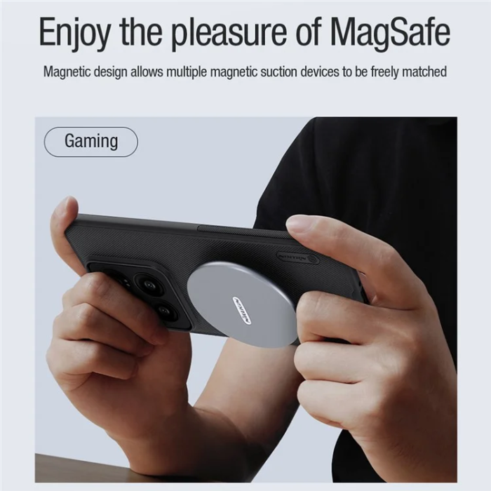 Nillkin - Nillkin Xiaomi 14 Pro Mobilskal MagSafe Frosted Shield Pro - Svart