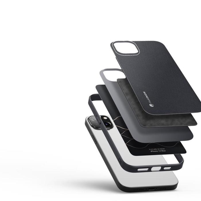 Dux Ducis - Dux Ducis iPhone 14 Plus Skal Fino Nylon - Svart