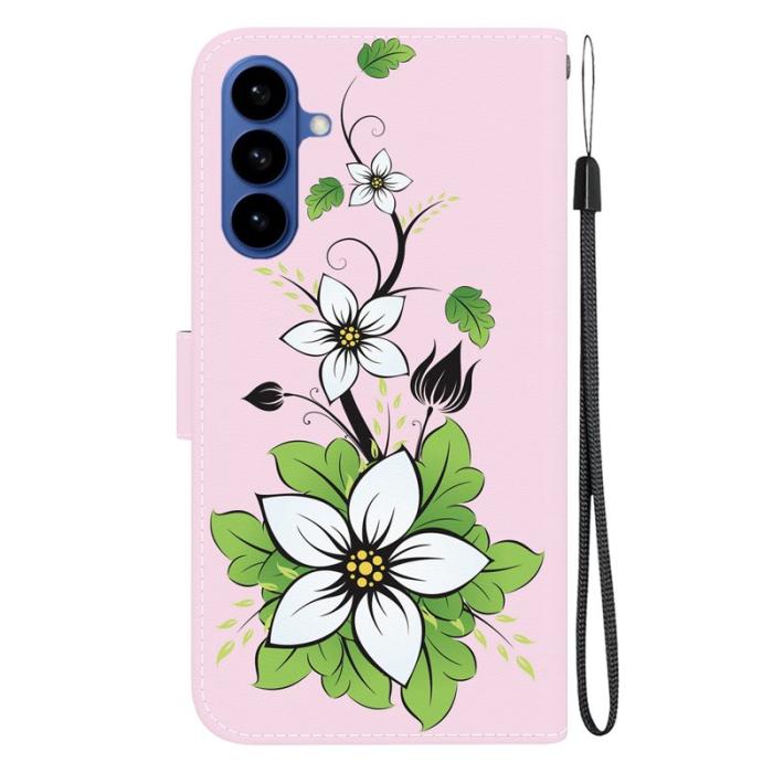 OEM - LILY Samsung Galaxy S26 Plånboksfodral Anti-Drop Mönstertryck Konstläder - Lily