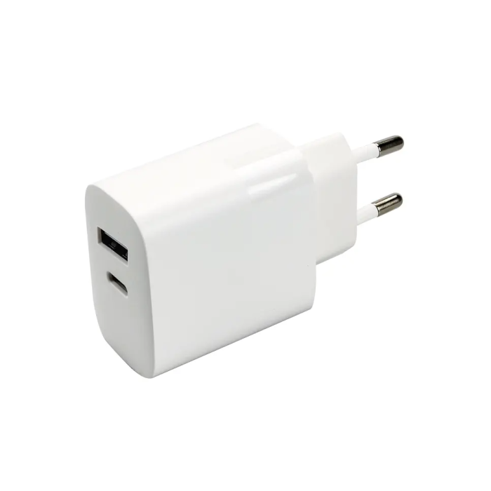 SiGN - SiGN GaN Snabbladdare USB-A & USB-C för Smartphone & Laptop, 65W - Vit