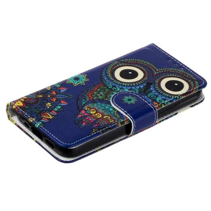 A-One Brand - iPhone 14 Plus Plånboksfodral Folio Flip - Owl