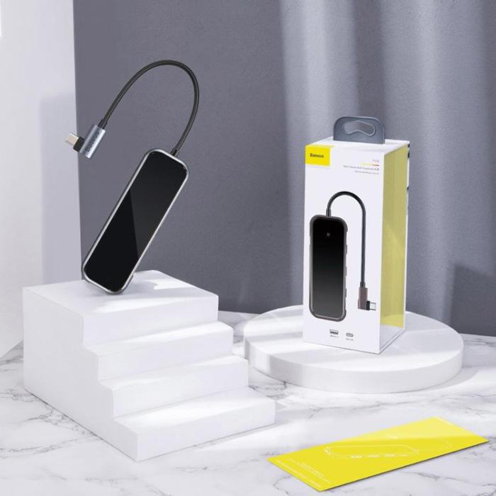 UTGATT1 - Baseus HUB USB-C Till 4x USB - Grå