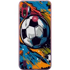 iSecrets - Mobilskal till Motorola Moto E6s (2020) med Fotbollar