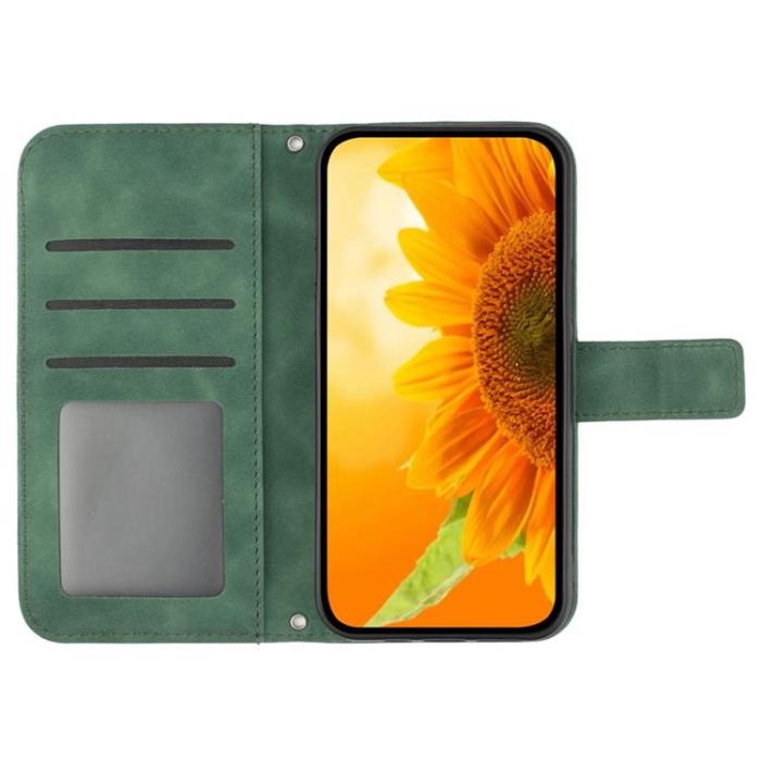 A-One Brand - Sony Xperia 1 VII Plånboksfodral Med Handledsrem - Mörkgrön