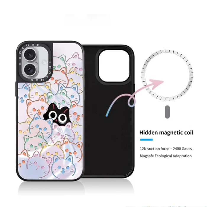 A-One Brand - iPhone 16 Mobilskal MagSafe Aluminium Silikon