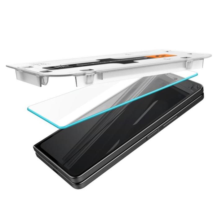 UTGATT - Spigen Galaxy Z Fold 5 Härdat Glas Skärmskydd EZ Fit