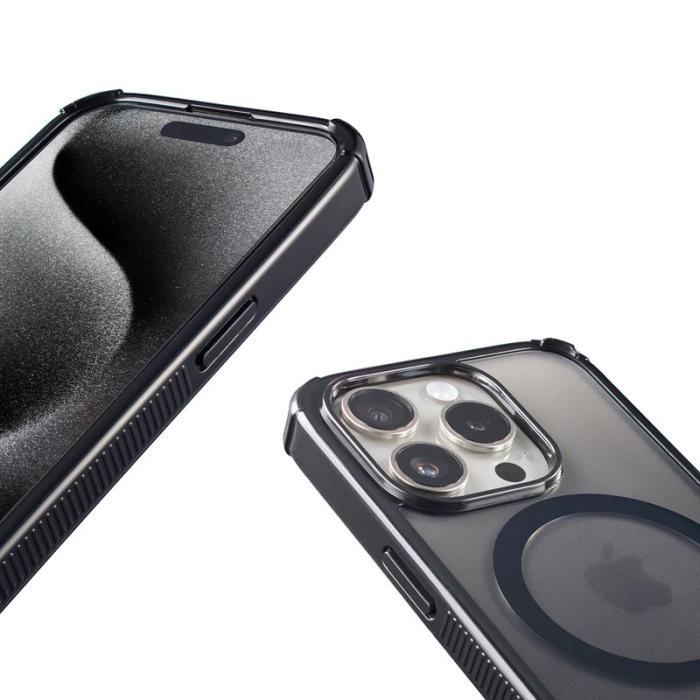 Hama - HAMA Mobilskal Extreme Protect iPhone 15 Pro MagCase Svart