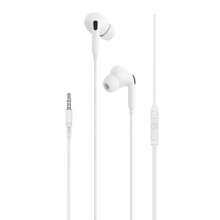 Devia In-Ear Trådbundna Hörlurar Jack 3.5mm Kintone A2 - Vit | 505771 | AlltMobil