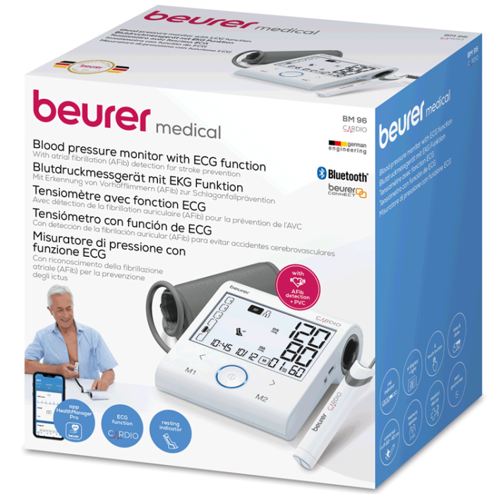 Beurer - Beurer Blodtrycksmätare - EKG Bluetooth® BM 96