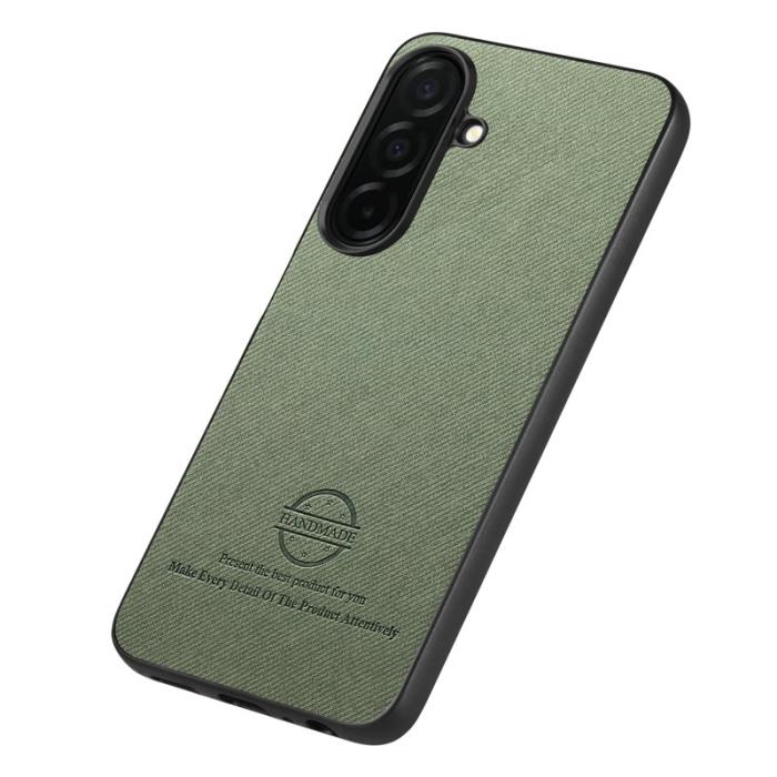 OEM - Mobilskal för Samsung Galaxy S26 Konstläder - Grön
