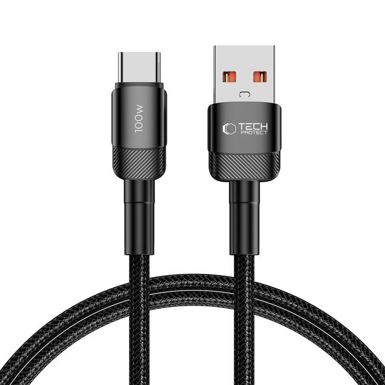 Tech-Protect USB-C till USB-A kabel 2m Ultraboost Evo - Svart | 3541 | AlltMobil