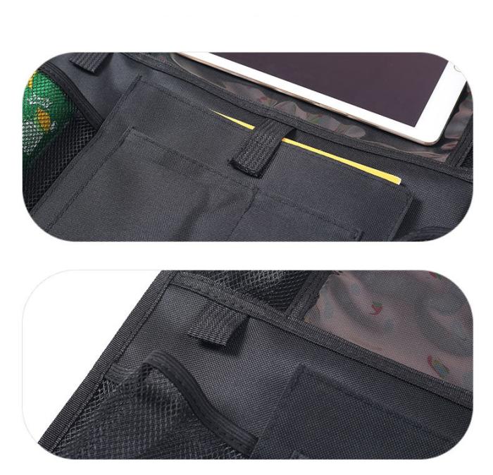 OEM - [1-PACK] Universal iPad-hållare för bilens baksäte med flera fack