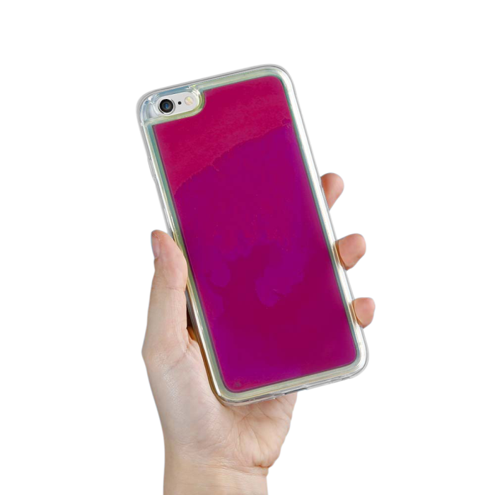 OEM - Liquid Neon Sand skal till iPhone 6/6s - Violet
